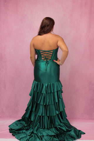 Sherri Hill 57128 - Emerald Size 14