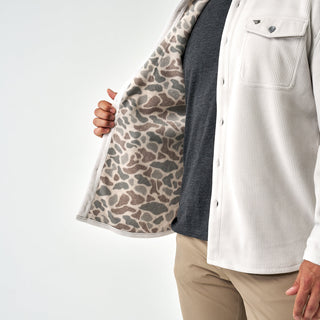 Burlebo Kings Jacket - Light Grey - Classic Deer Camo Lining