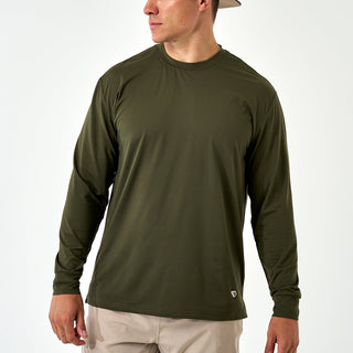 Burlebo Go To Tee - Long Sleeve - Mallard Green