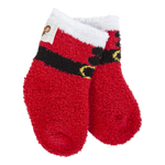 World's Softest Socks Snug Infant Cozy Crew Socks - Santa