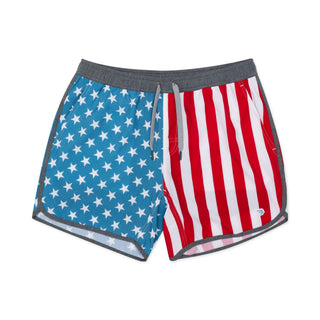 Burlebo Swim Trunk - Throwback USA