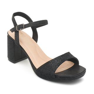 De Blossom Collection NELLY-43 Black Heels