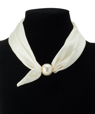 Ivory Magnetic Scarf Necklace