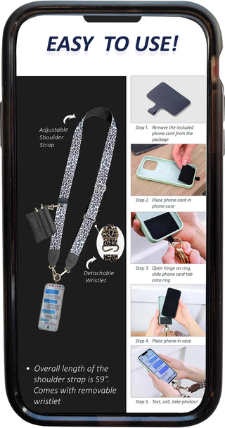 Save the Girls Clip & Go Strap - Leopard