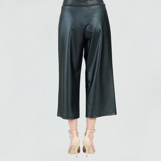 Clara Sunwoo Liquid Leather Front Pocket Gaucho Pants
