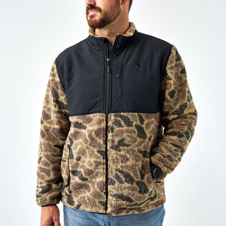 Burlebo Sherpa - Full Zip Jacket - Rocky Mountain Camo