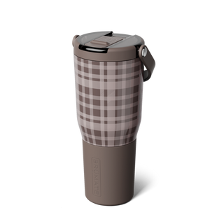 BruMate Resa Flip 35 oz. - Pecan Plaid