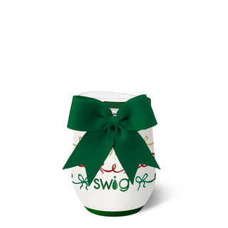 Swig Life Christmas Bows Stemless Wine Cup 12oz