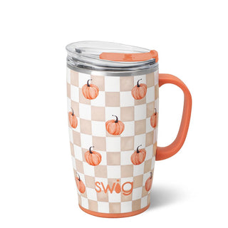 Swig Life Pumpkin Check 18 oz. Travel Mug