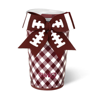 Swig Life Gameday Gingham Maroon Party Cup