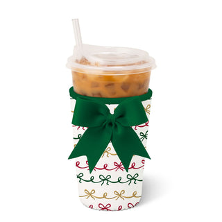 Swig Life Christmas Bows Iced Cup Coolie (Medium)