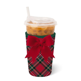 Swig Life Christmas Plaid Iced Cup Coolie (Medium)