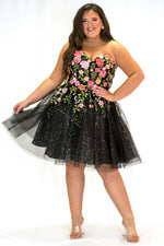 Sydney's Closet SC8137 - Black Size 18W