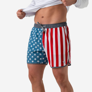 Burlebo Swim Trunk - Throwback USA