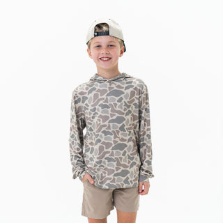 Burlebo Youth Classic Deer Camo Performance Hoodie