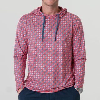 Burlebo Performance Hoodie - American Flag Print