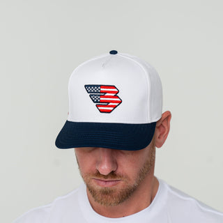 Burlebo Cap - Patriotic Flying B Logo