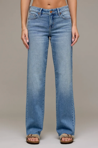Hidden Jeans Ella Classic Straight Jean - Medium/Dark Wash