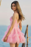 Sherri Hill 55818 - Hot Pink Size 0