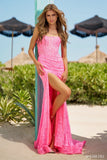 Sherri Hill 56063 - Bright Pink Size 14