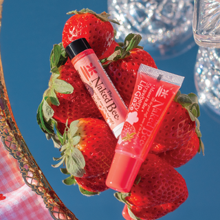 The Naked Bee Strawberry Lip Care Duo Gift Set