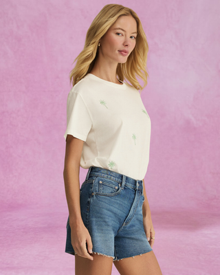 Z Supply Palms Boyfriend Tee