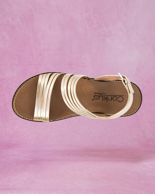 Corkys Footwear About Last Night Wedge - Gold