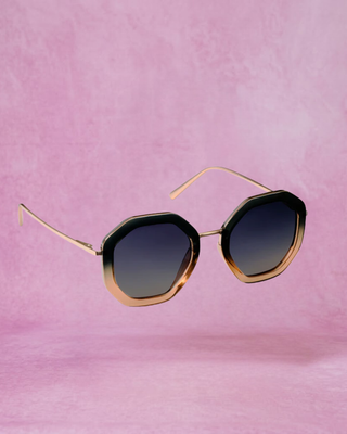 Peepers Solana Polarized Sunglasses - Black/Tan