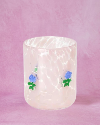 Swig Life Hydrangeas Charm Glass 17 oz.