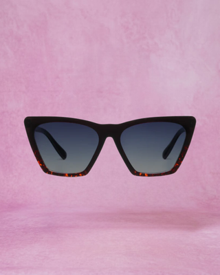 Peepers Fiji Polarized Sunglasses - Black/Leopard Tortoise