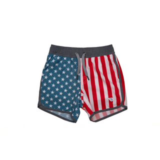 Burlebo Youth Swim Trunk - Throwback USA
