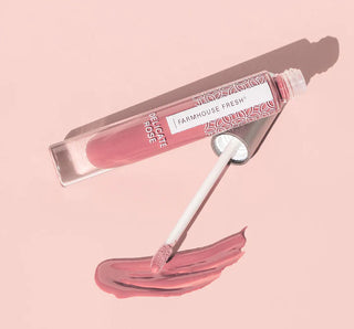 FarmHouse Fresh Vitamin Glaze Oil-Infused Lip Gloss - Delicate Rose
