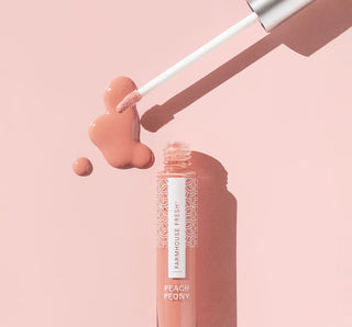 FarmHouse Fresh Vitamin Glaze Oil Infused Lip Gloss - Peach Peony