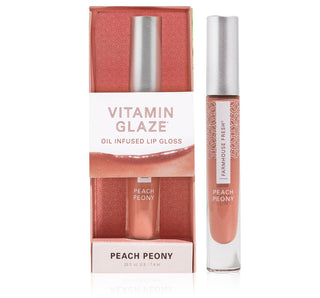FarmHouse Fresh Vitamin Glaze Oil Infused Lip Gloss - Peach Peony