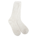 World's Softest Socks Holiday Ragg Feather Crew - Oatmeal