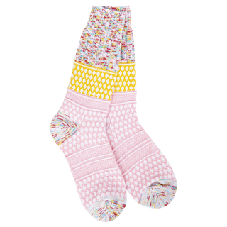 World's Softest Socks Whimsical Gallery Textured Crew - Whimsical Multi