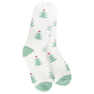 World's Softest Socks Holiday Cozy Crew - Holiday Forest