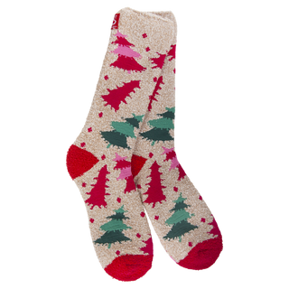 World's Softest Socks Pine Trees Cozy Crew