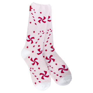 World's Softest Socks Peppermint Cozy Crew