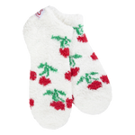 World's Softest Socks Cozy Low Socks - Cherries
