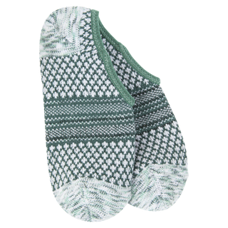 World's Softest Socks Holiday Gallery Footsie - Spruce Multi