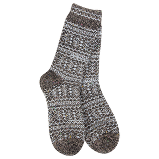 World's Softest Socks Holiday Confetti Crew - Blue Dark Confetti