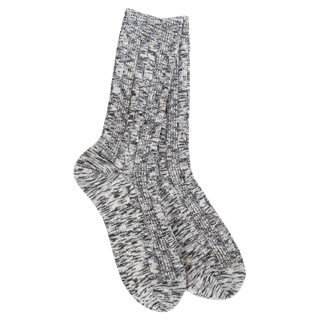 World's Softest Socks Weekend Light Weight Cable Crew - Nightfall Multi