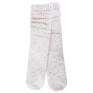 World's Softest Socks Weekend Slouch Confetti Crew - Pink Confetti