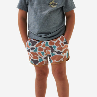 Burlebo Youth Swim Trunk - Bayside Camo