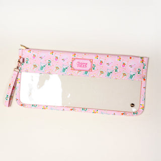 The Darling Effect It's Mahj Time Pink Mahjong Tile Keeper Pouch