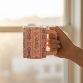 The Darling Effect Oh So Fancy Pink 14 oz. Insulated Mug