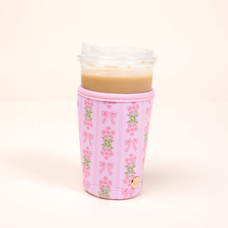The Darling Effect  Large-Oh So Fancy Pink Sip Savvy Drink Sleeve