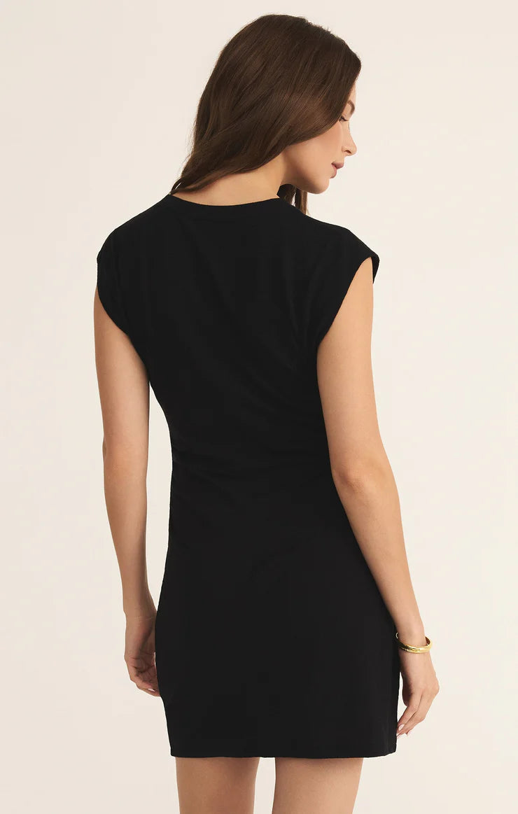 Z Supply Camino Textured Mini Dress Black / XS Z Supply Camino Textured Mini Dress Black / XS