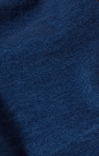 Z Supply Solace Jersey Denim Mini Dress - Indigo